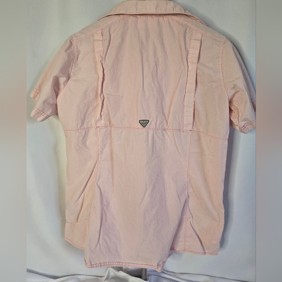 Columbia Women’s PFG Bahama II Shirt Large Salmon | Fishing Outdoor SPF - Picture 4 of 12